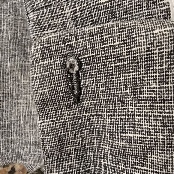 Express cropped dress pants black white size 8 - Picture 6 of 6